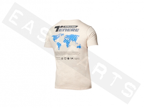 T-shirt YAMAHA Ténéré700 World Raid Tapu heren zandbruin